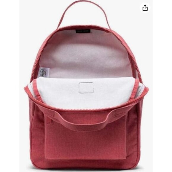 Herschel Supply Co Nova Cotton Casuals Daypack Mineral Red Backpack NWT main image 11
